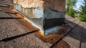 Damaged Chimney Flashing